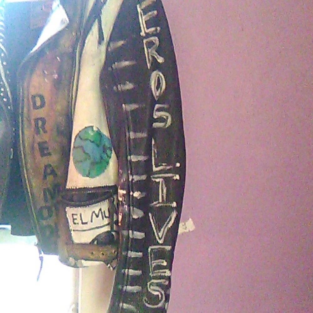 First Classics Hand Painted Motorcycle Leather Ja… - image 4